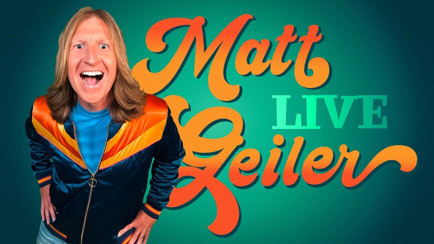 Image of Matt Geiler wearing retro blue , orange, and yellow jacket.